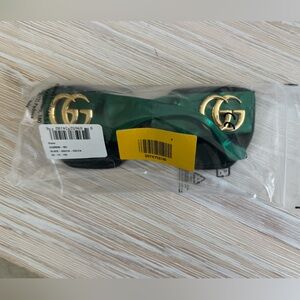 Emerald green Gucci sunglasses